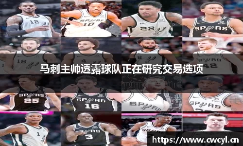 马刺主帅透露球队正在研究交易选项